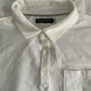 banana republic performance pique polo